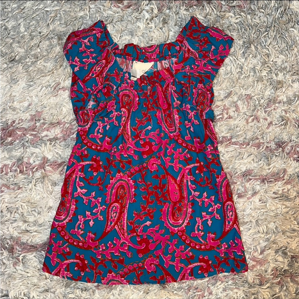 Figue boho silk patterned blouse S - Picture 1 of 4